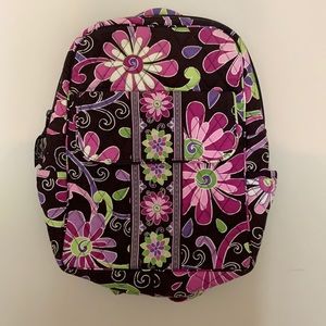 Used Vera Bradley Backpack / Purple Punch